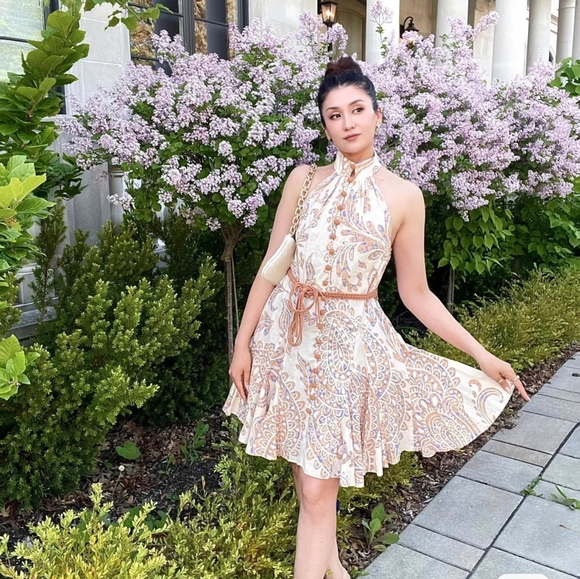 NWT Zara Printed Dress with Belt - 4786/111 - Picture 8 of 16